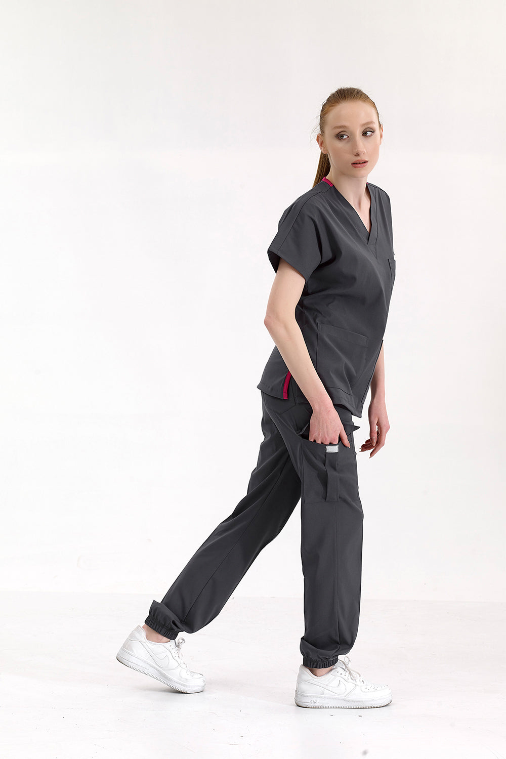 Jogger Lux Lycra Greys Suit - Smoked