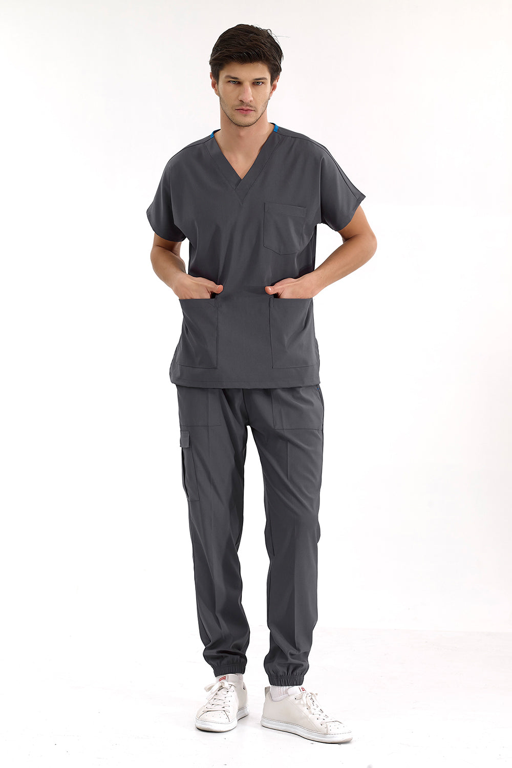 Jogger Lux Lycra Greys Suit - Smoked