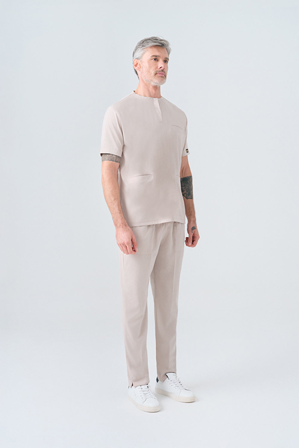 Cool Best Lycra Suit - Cream