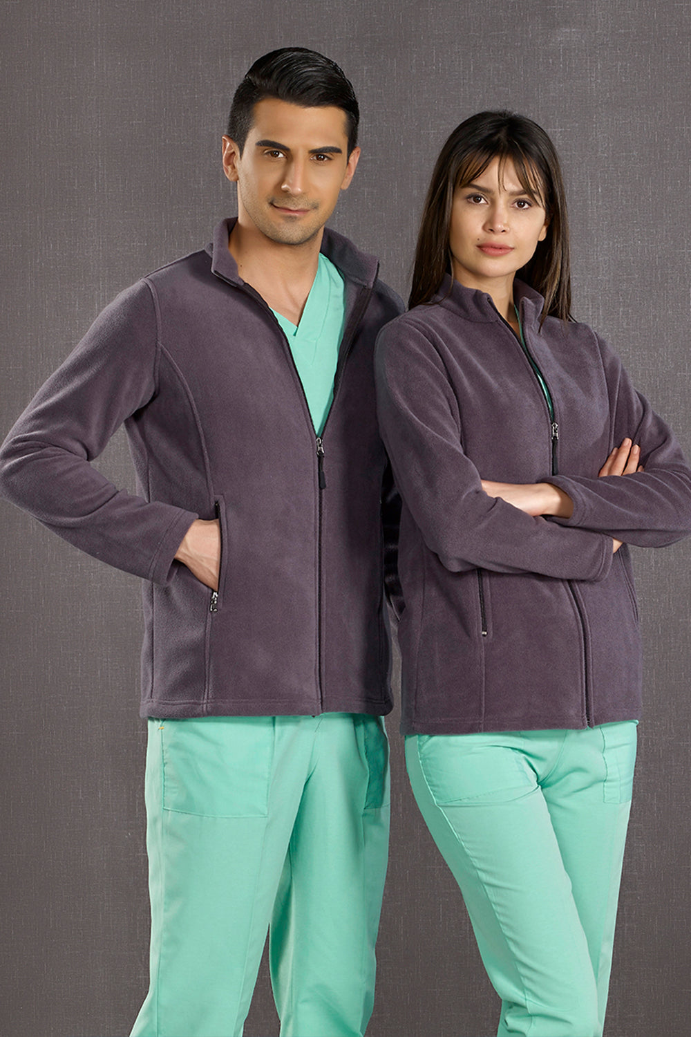 Hospital Fleece Jacket - Smoked