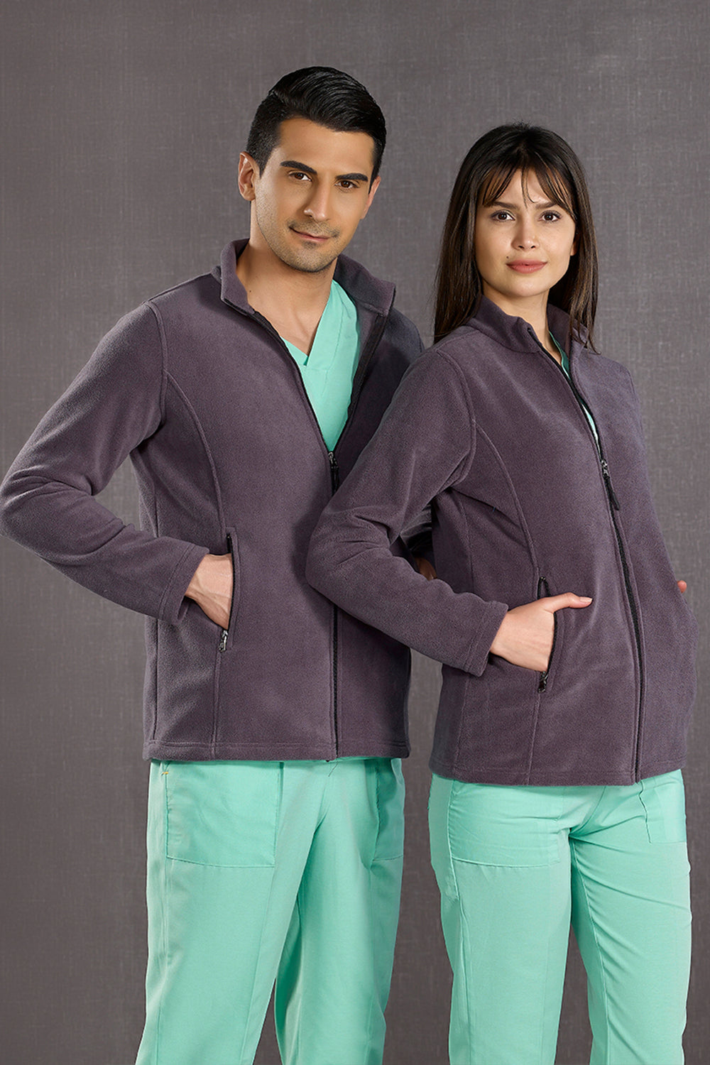 Hospital Fleece Jacket - Smoked