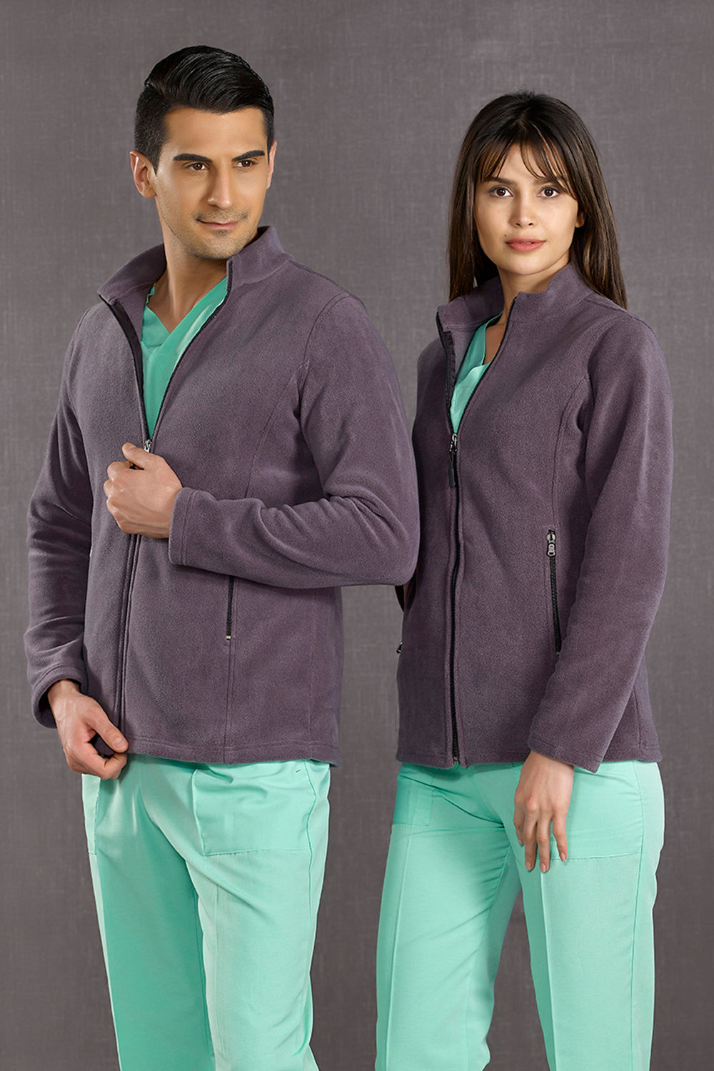Hospital Fleece Jacket - Smoked