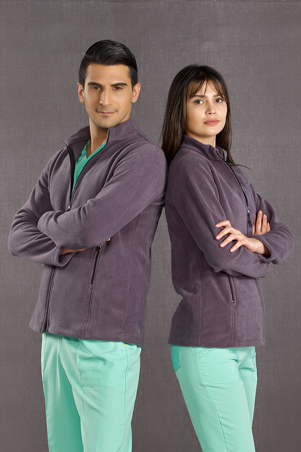 Hospital Fleece Jacket - Smoked