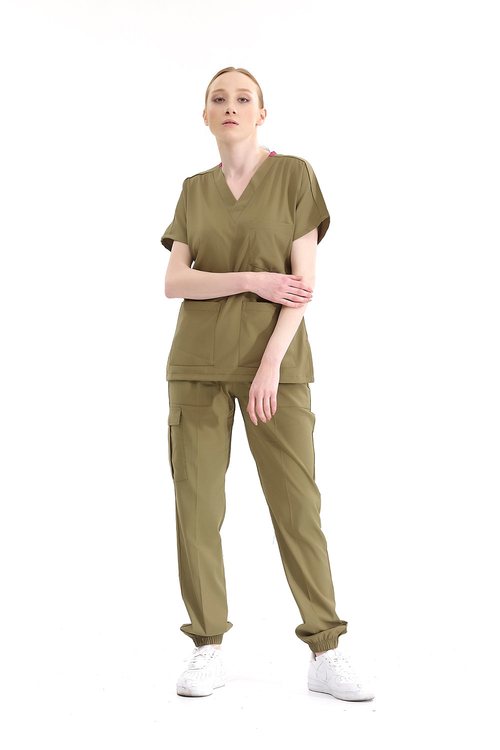Jogger Lux Lycra Greys Suit - Khaki