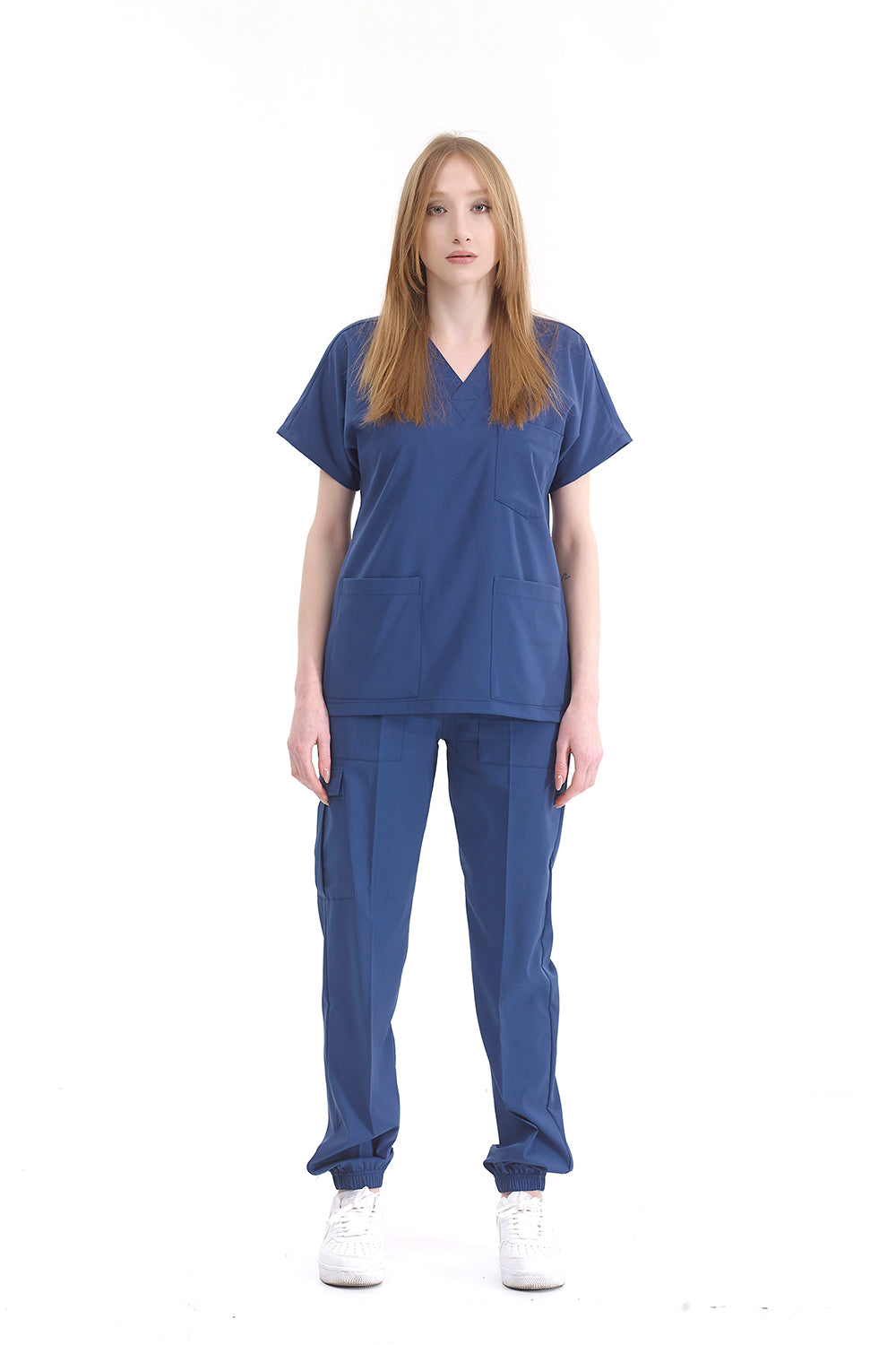 Jogger Lux Lycra Greys Suit - Petrol Blue