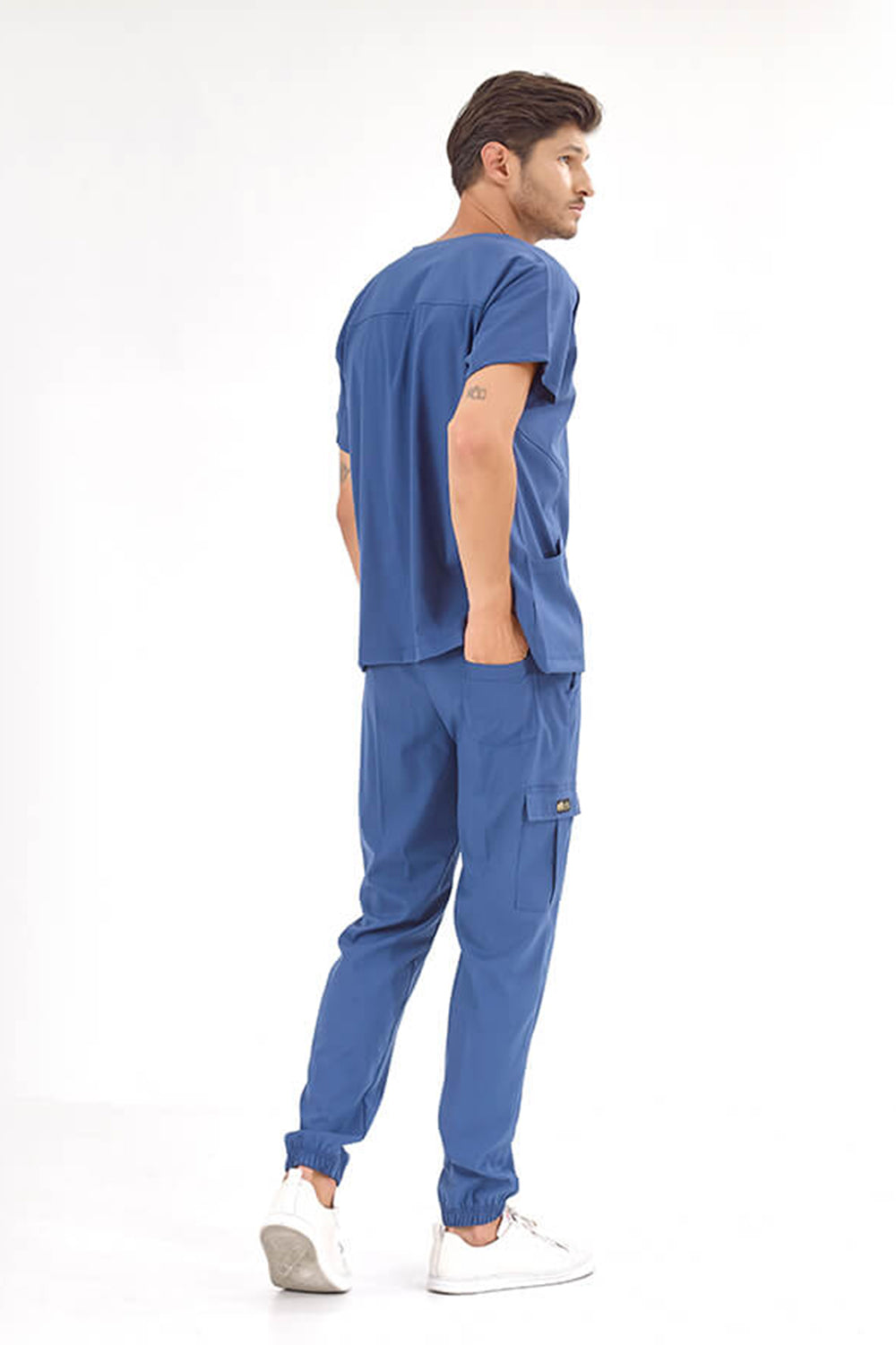 Basic Lux Lycra Suit - Petrol Blue