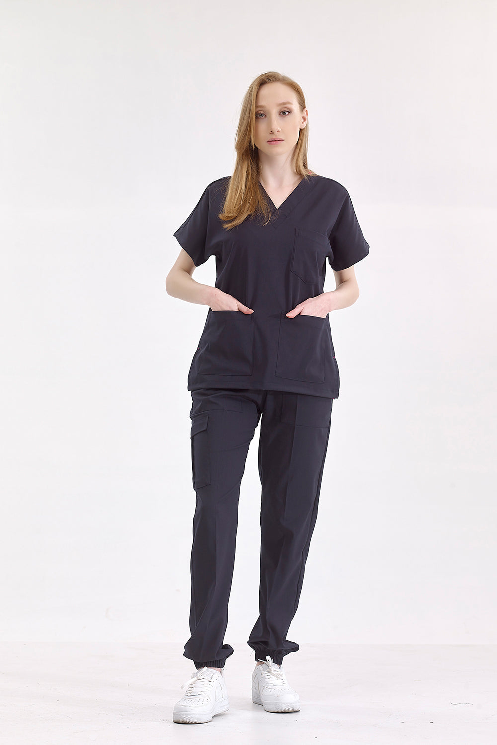 Jogger Lux Lycra Greys Suit - Navy Blue
