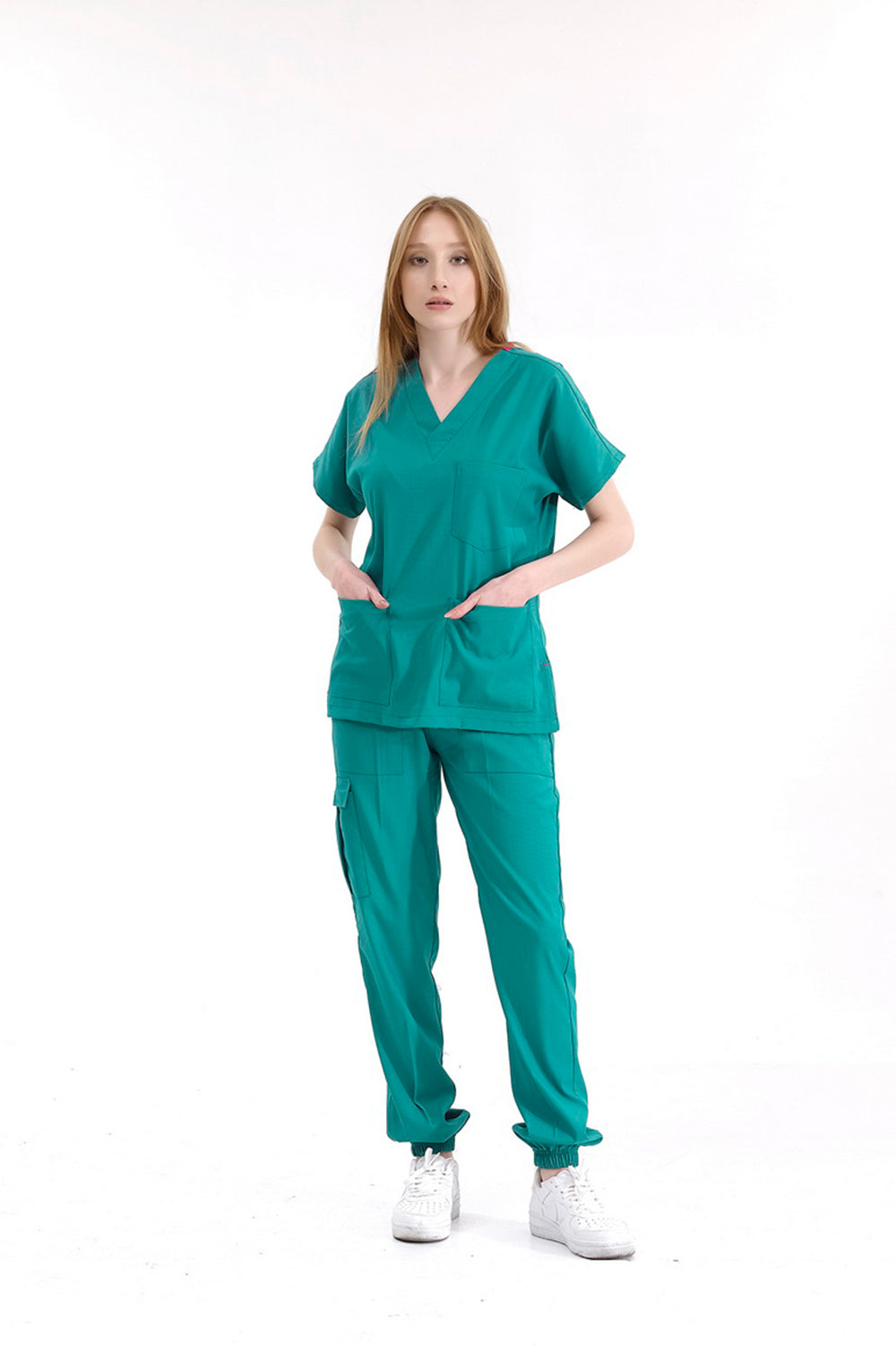 Jogger Lux Lycra Greys Suit - Surgery Green