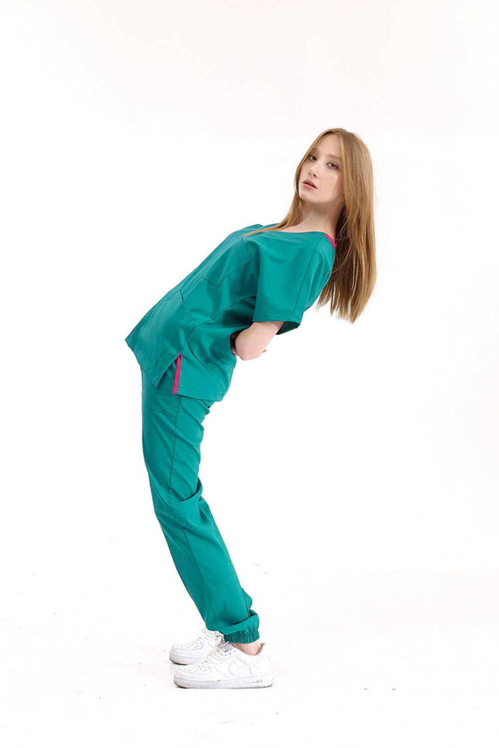 Jogger Lux Lycra Greys Suit - Surgery Green