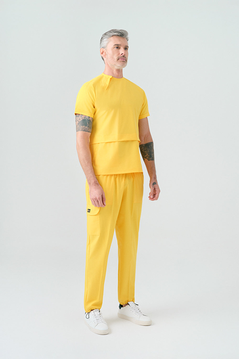 Zero Best Likra Suit - Yellow