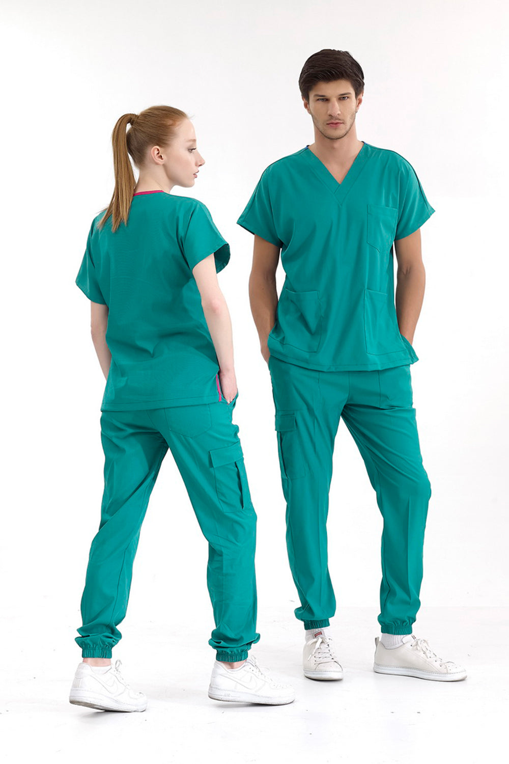 Jogger Lux Lycra Greys Suit - Surgery Green