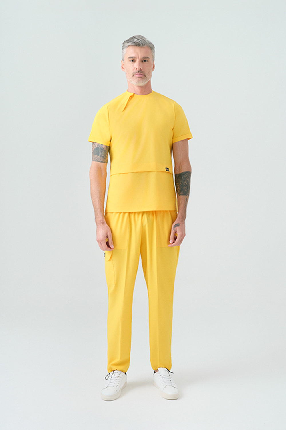 Zero Best Likra Suit - Yellow