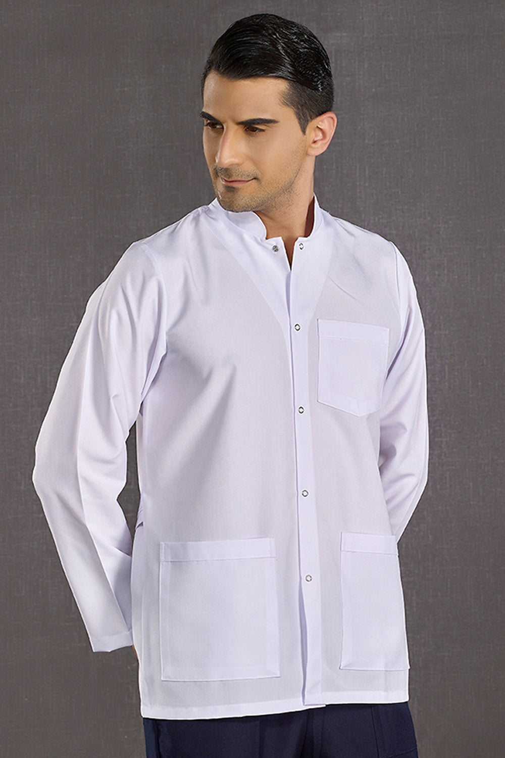 Men's Judge Collar Lab Coat (Alpaca Fabric)