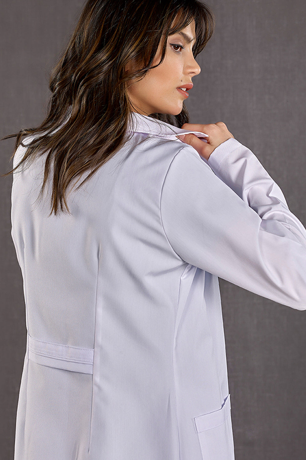 Women's Classic Collar Visit Apron (Alpaca Fabric)