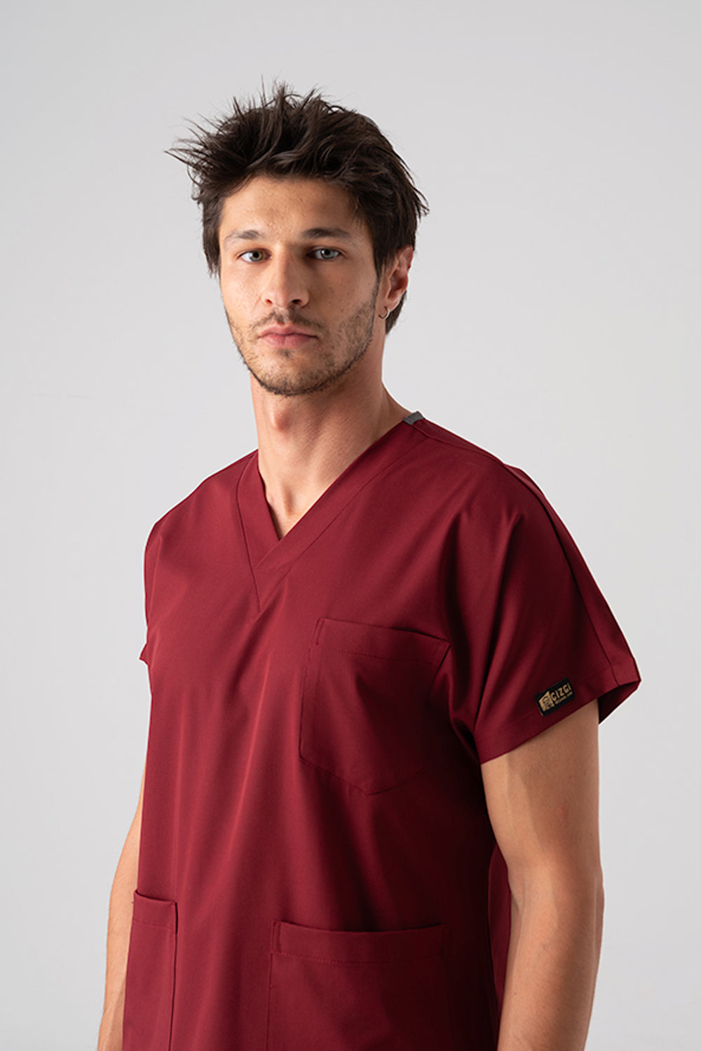 Dr. Greys Best Lycra Scrubs Set - Burgundy