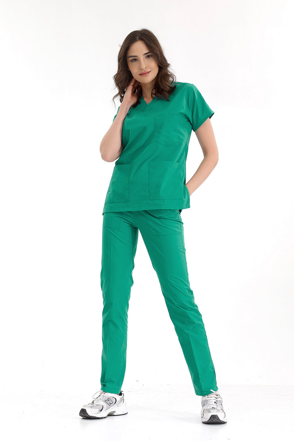 Lux Lycra Greys Suit - Surgery Green