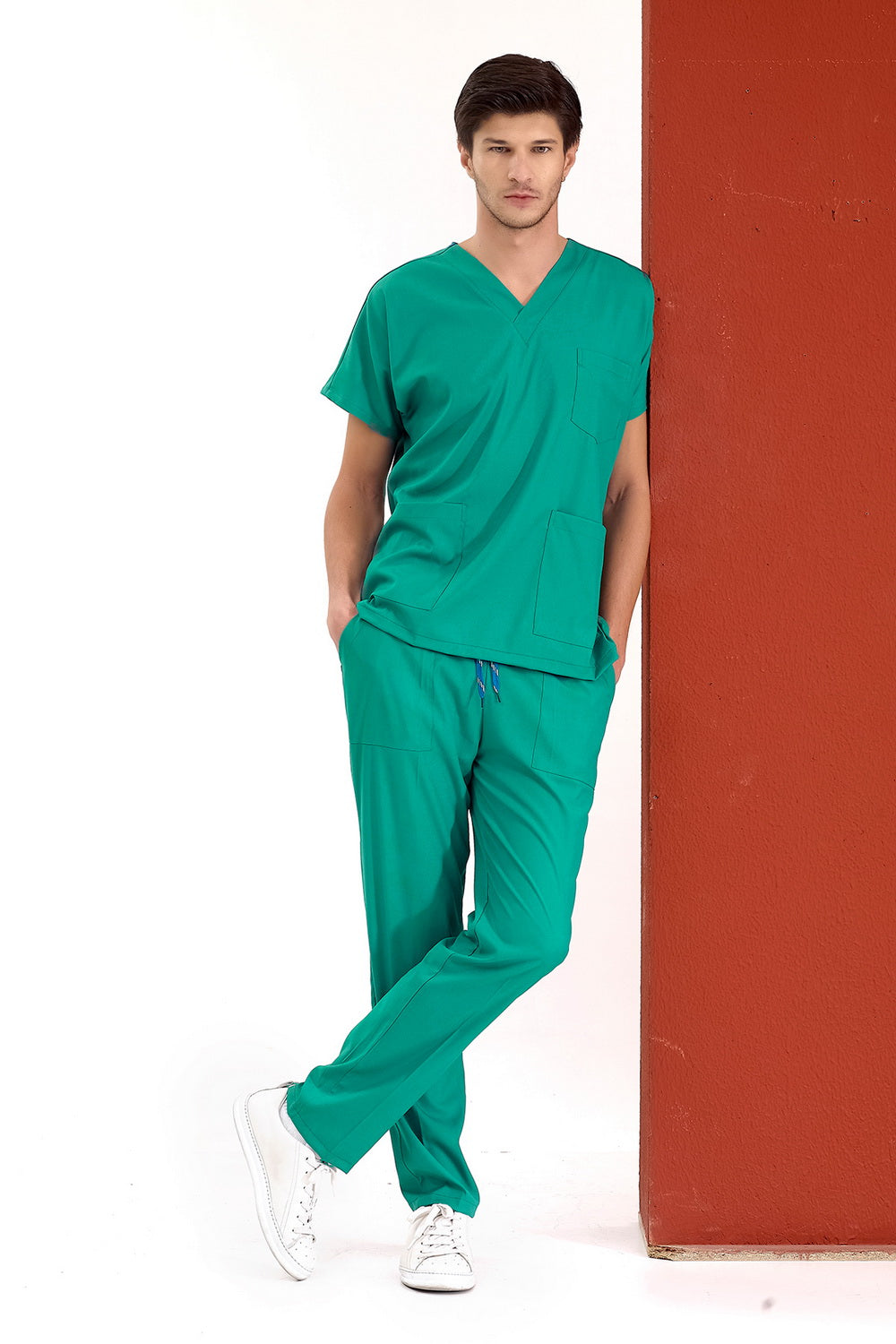 Lux Lycra Greys Suit - Surgery Green