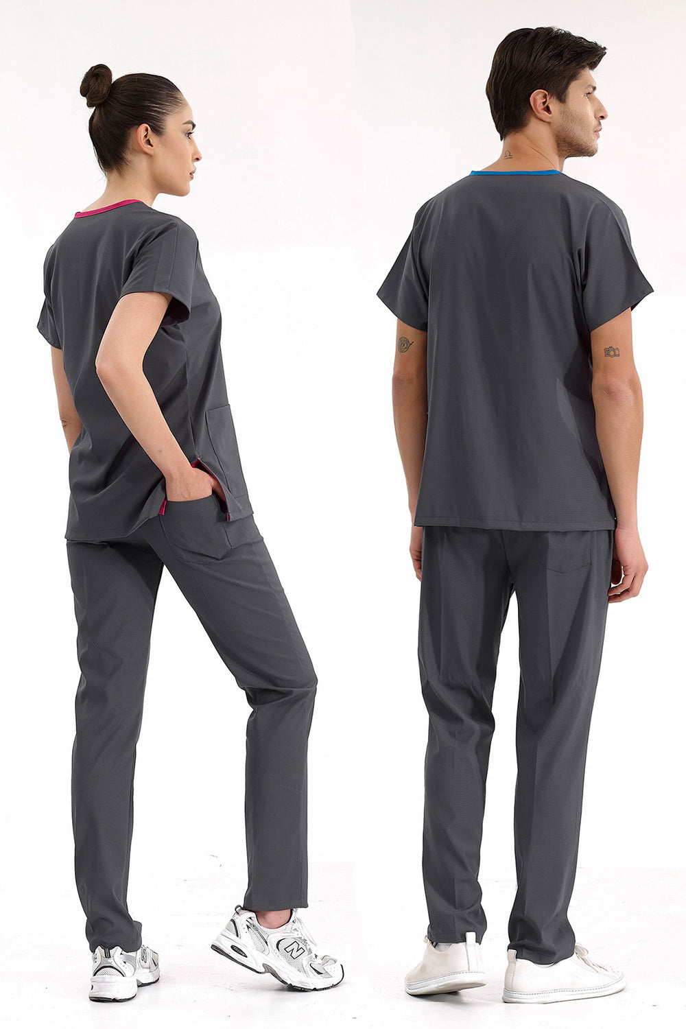 Lux Lycra Greys Suit - Smoked