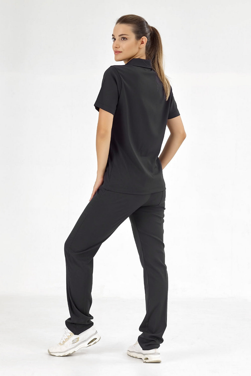 Polo Lux Lycra Suit - Black