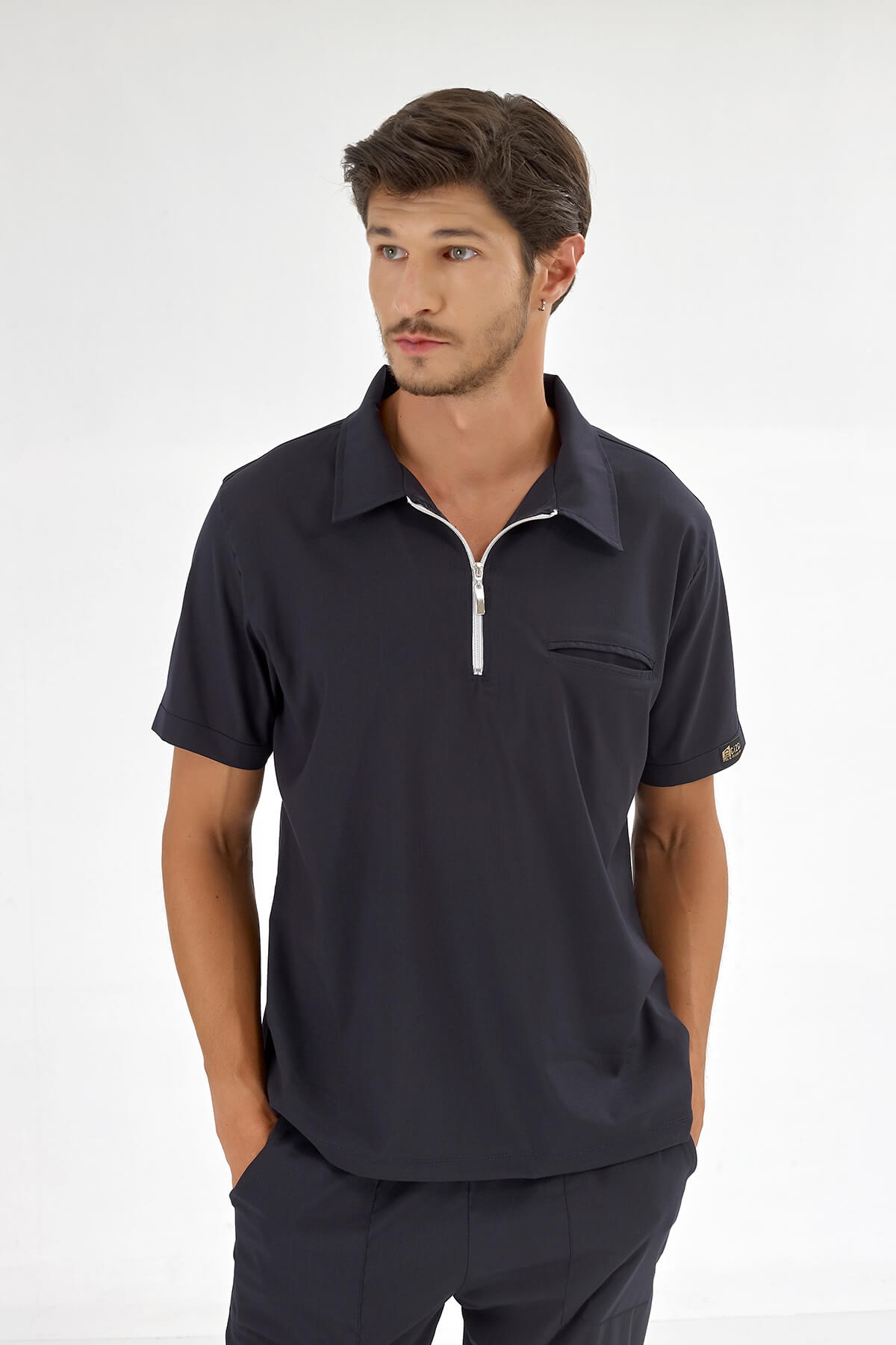Polo Lux Lycra Suit - Navy Blue