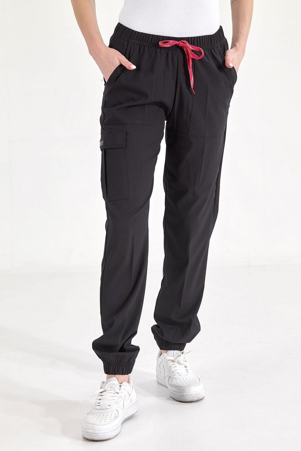 Jogger Lux Lycra Trousers - Black