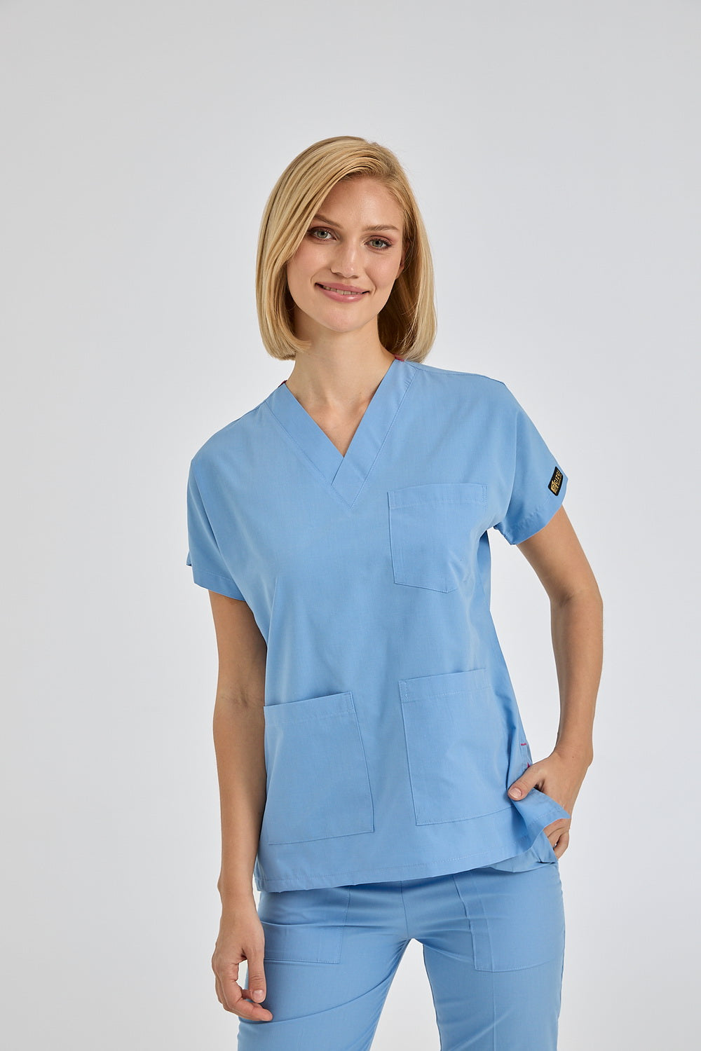 Dr Greys Tericoton Suit - Light Blue (Thin Fabric)