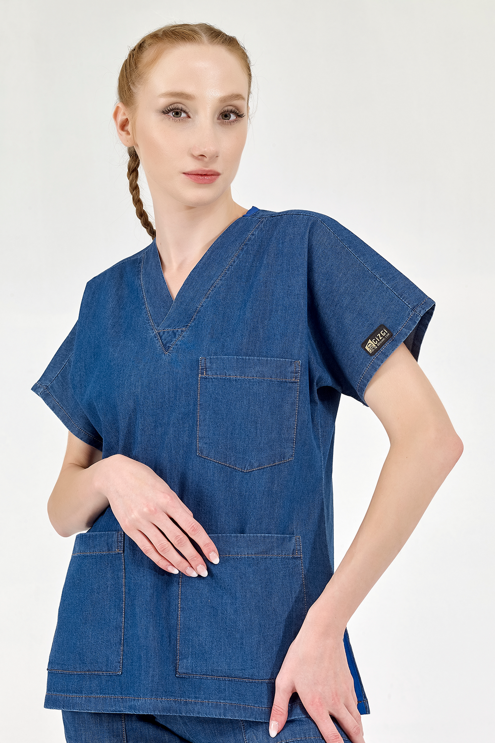 Single Upper Medijean Dr. Greys Model (Real Denim Fabric)