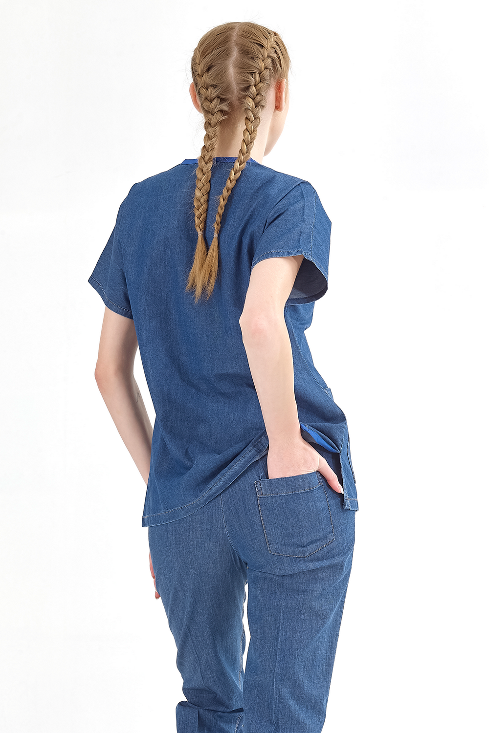 Single Upper Medijean Dr. Greys Model (Real Denim Fabric)
