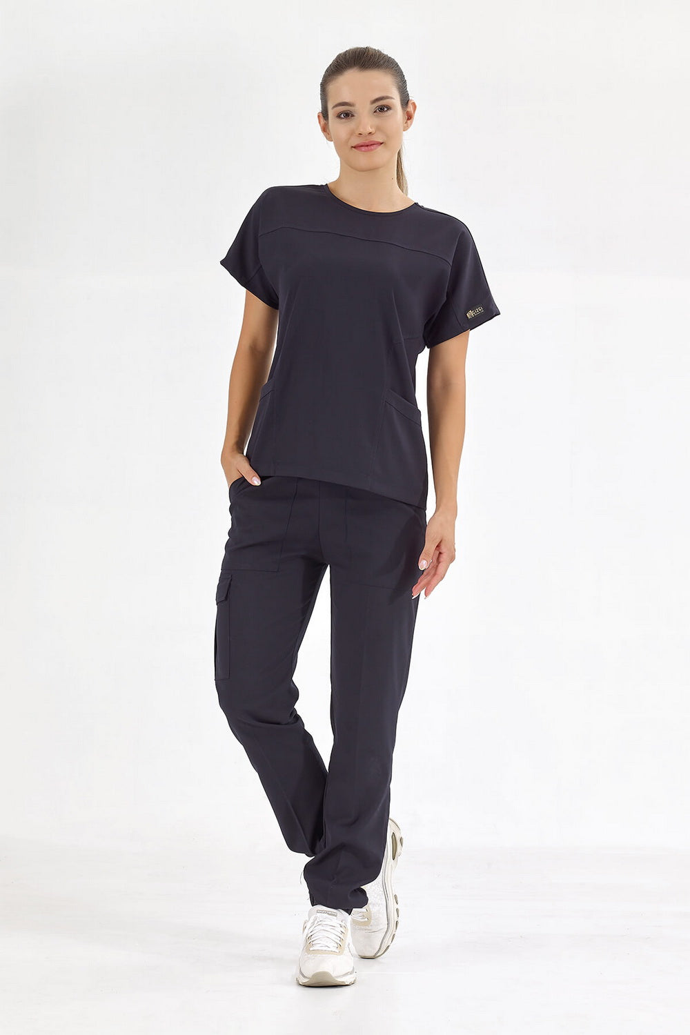 Basic Lux Lycra Suit - Navy Blue