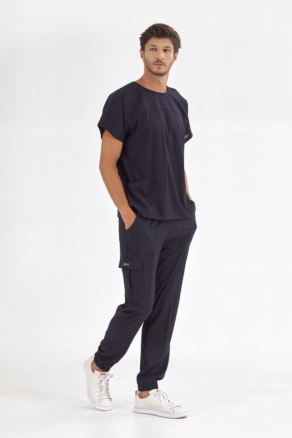 Basic Lux Lycra Suit - Navy Blue