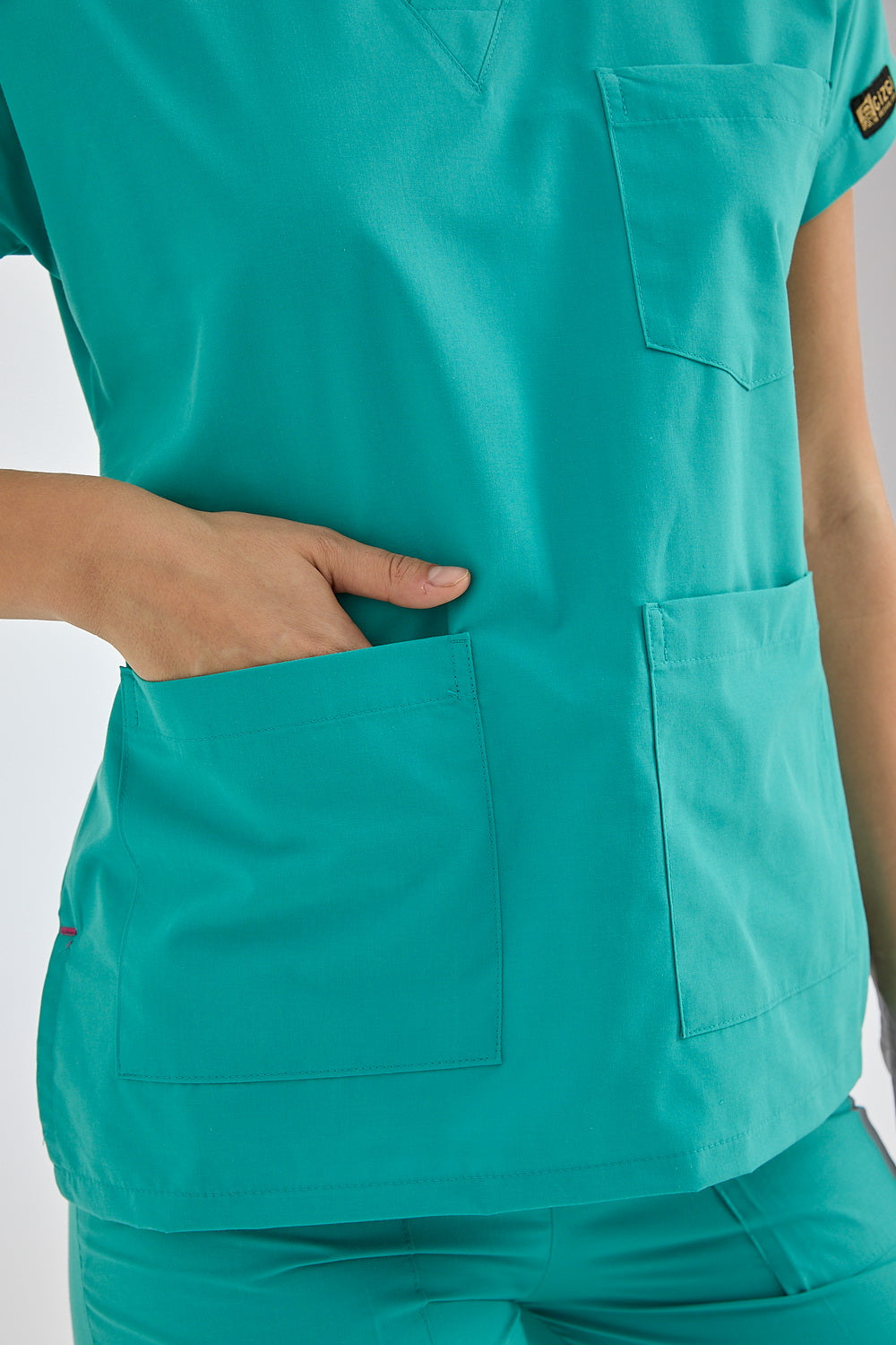 Dr Greys Tericoton Suit - Benetton Green (Thin Fabric)