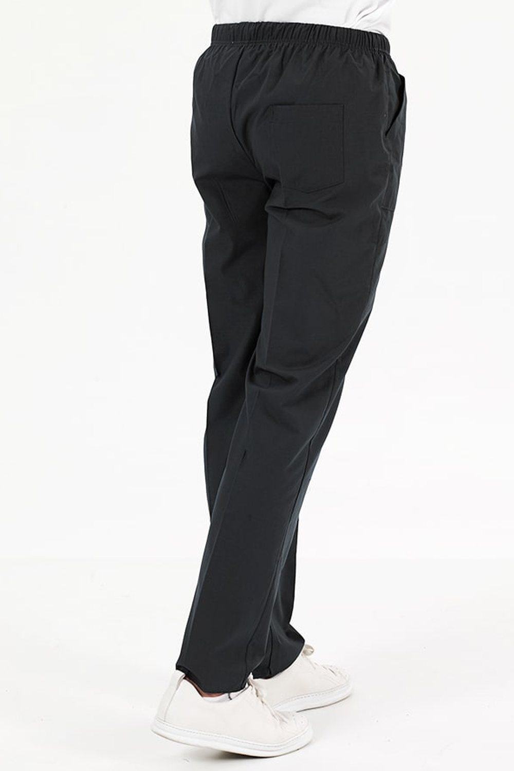 Single Bottom Terycotton Trousers - Black
