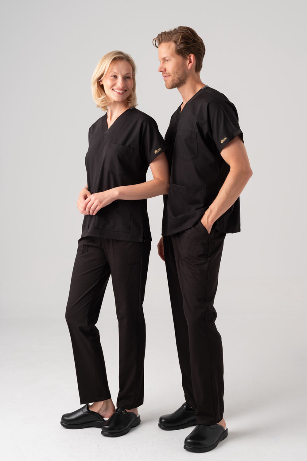 Dr. Greys Best Lycra Scrubs Set - Black