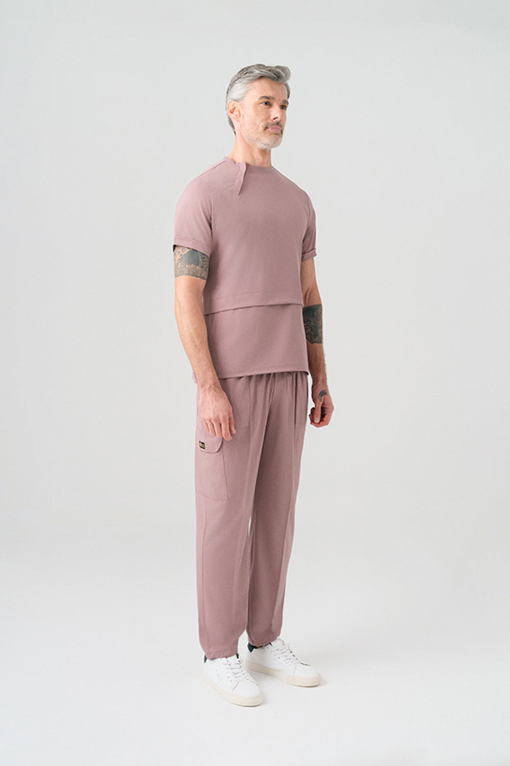 Zero Best Likra Suit - Dried Rose