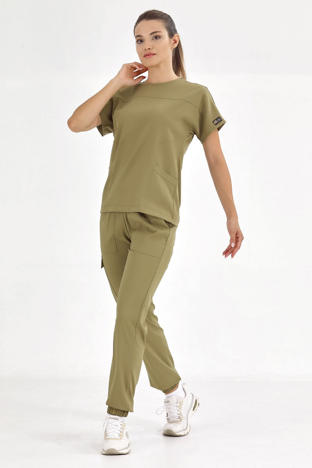 Basic Lux Lycra Suit - Khaki