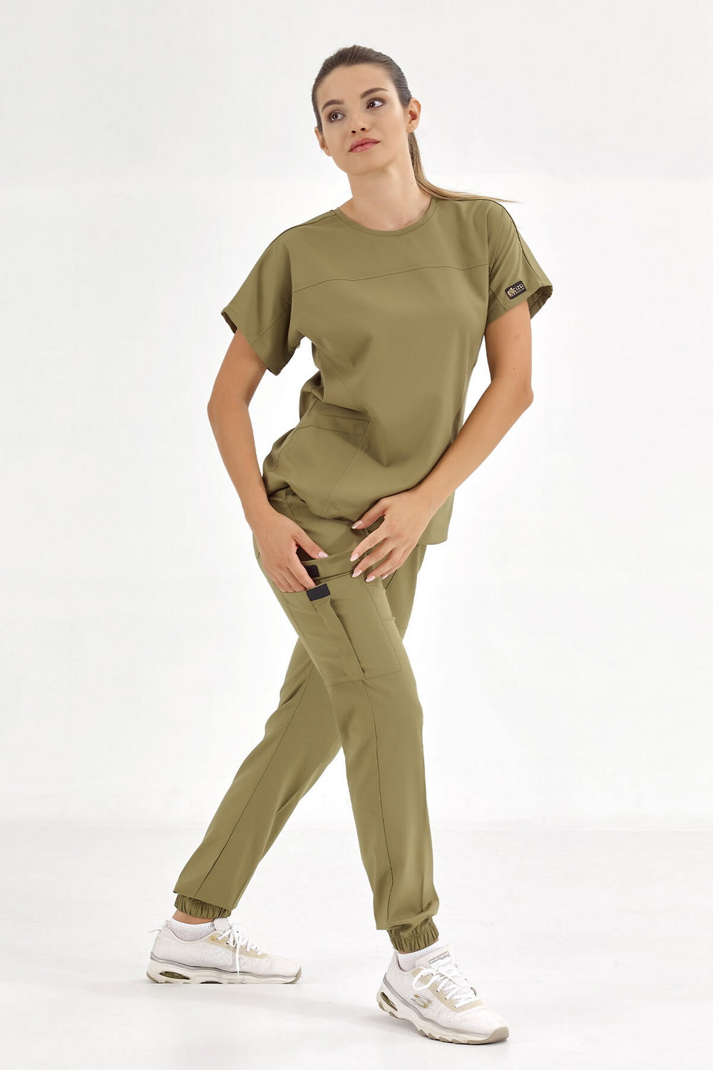 Basic Lux Lycra Suit - Khaki