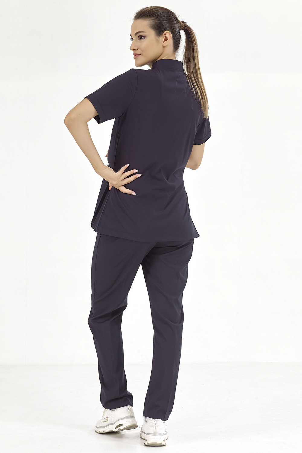 Pregnant Uniform (Lux Lycra) - Navy Blue