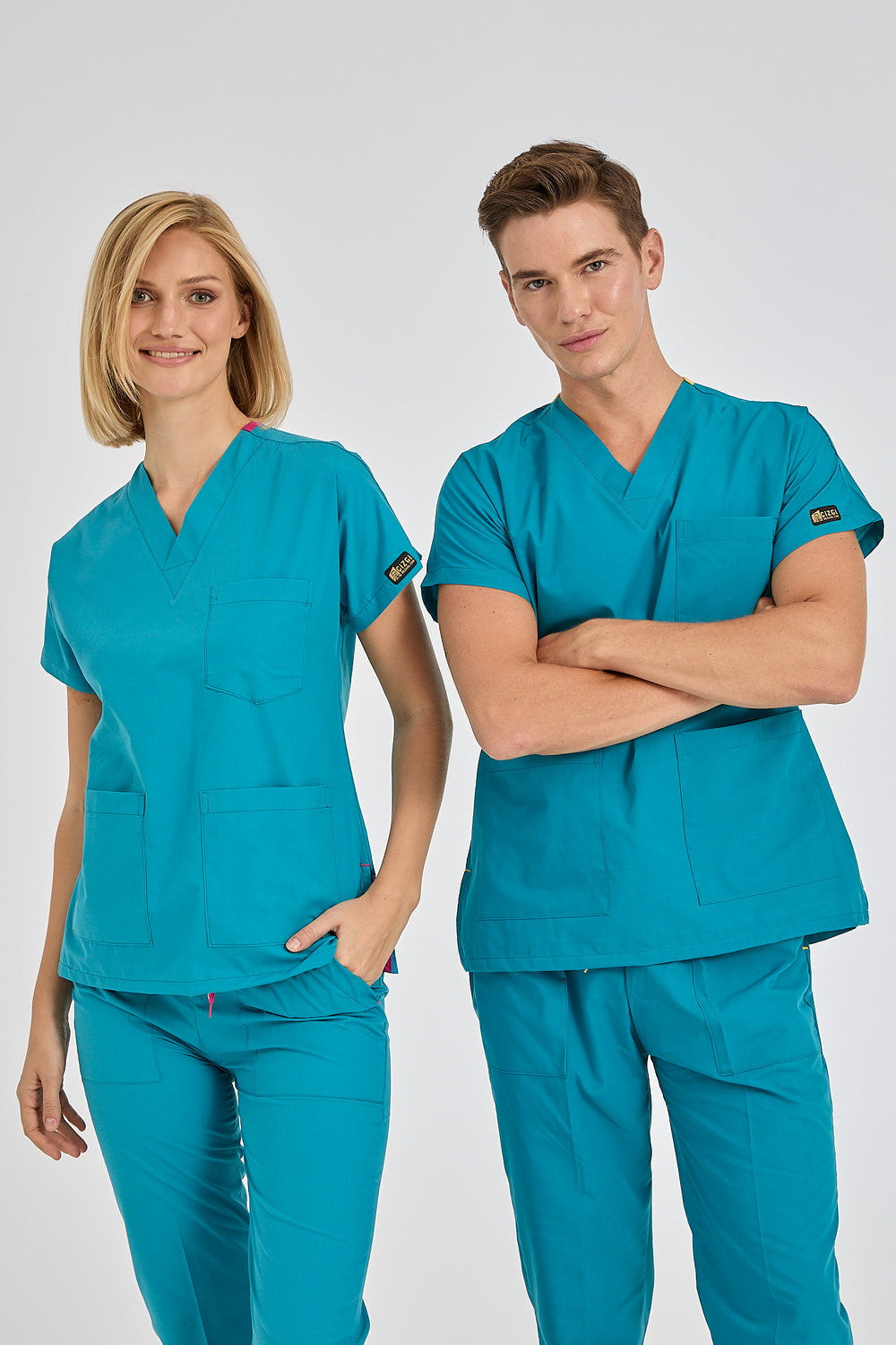 Green Dr Greys Tericoton Suit - Light Petrol (Thin Fabric)