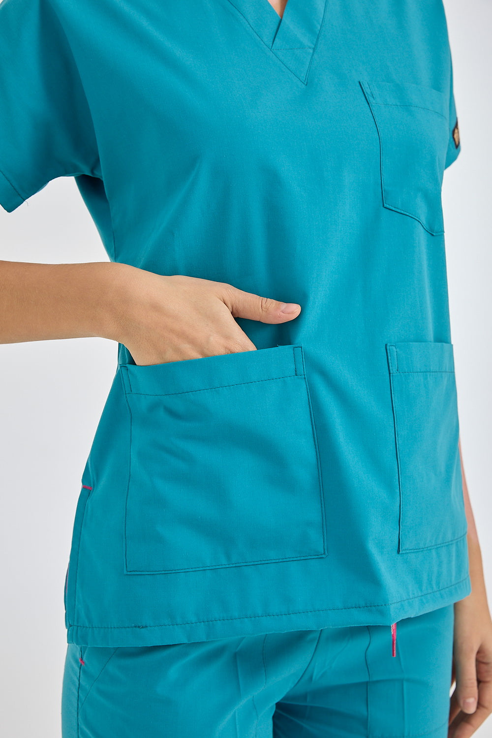 Green Dr Greys Tericoton Suit - Light Petrol (Thin Fabric)