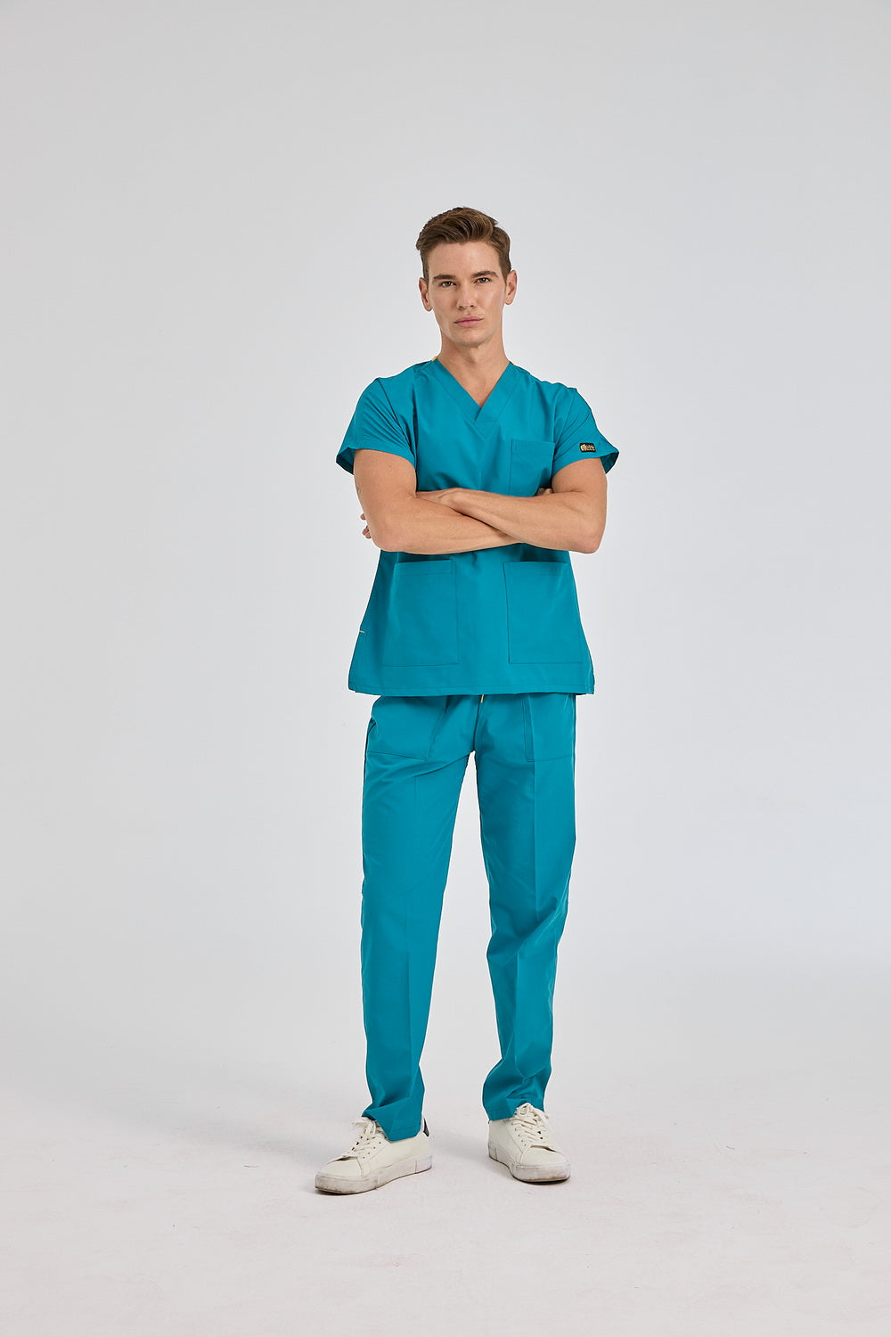 Green Dr Greys Tericoton Suit - Light Petrol (Thin Fabric)