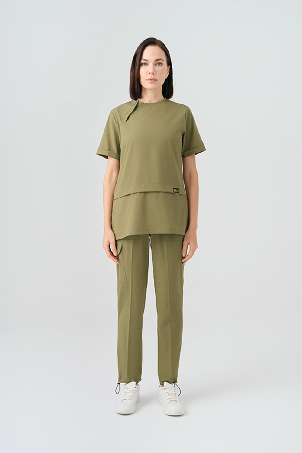 Zero Best Likra Suit - Khaki