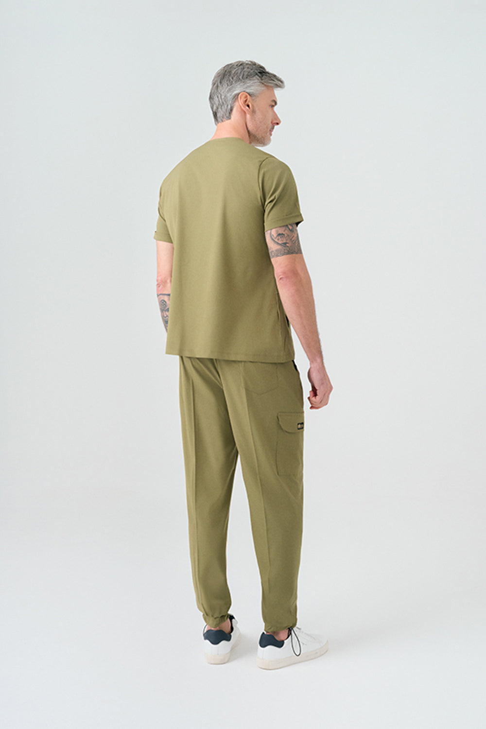 Zero Best Likra Suit - Khaki