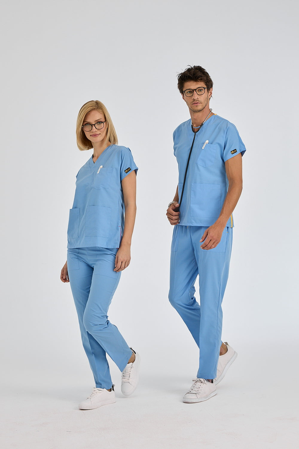 Lux Lycra Dr. Greys Suit - Light Blue