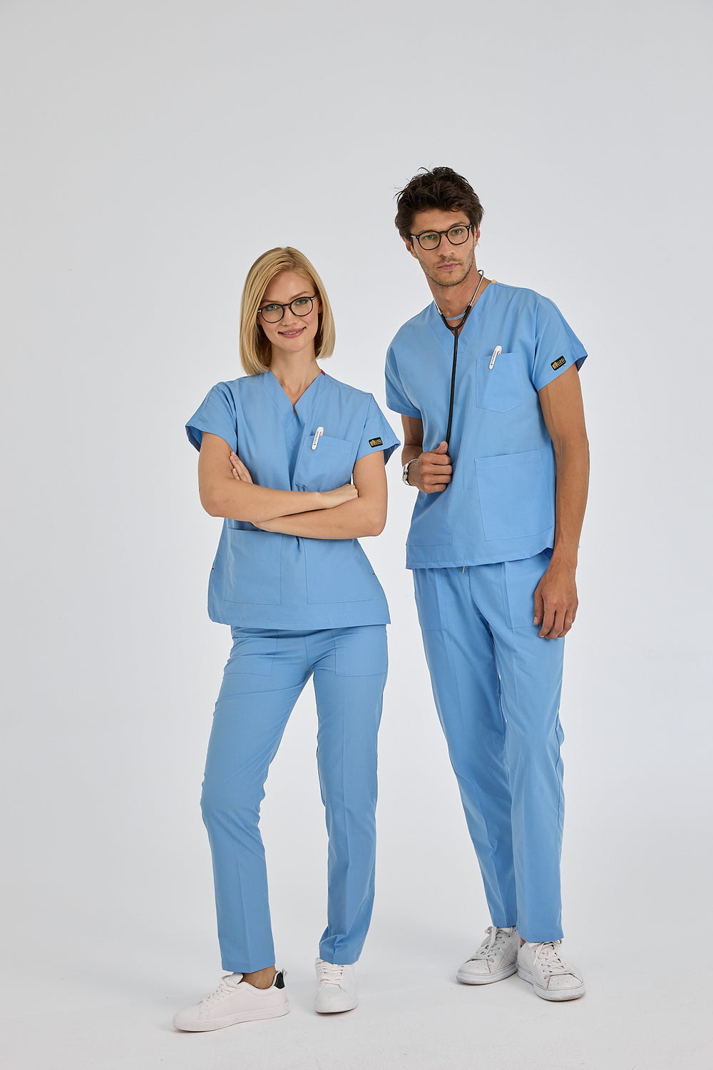 Dr Greys Tericoton Suit - Light Blue (Thin Fabric)