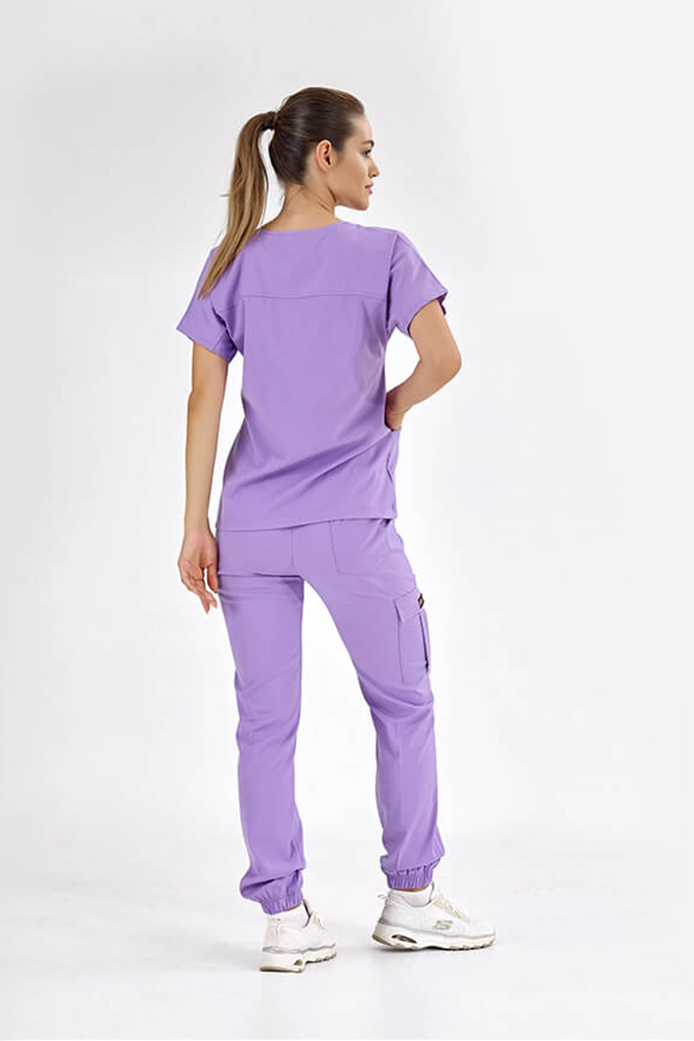Basic Lux Lycra Suit - Lilac
