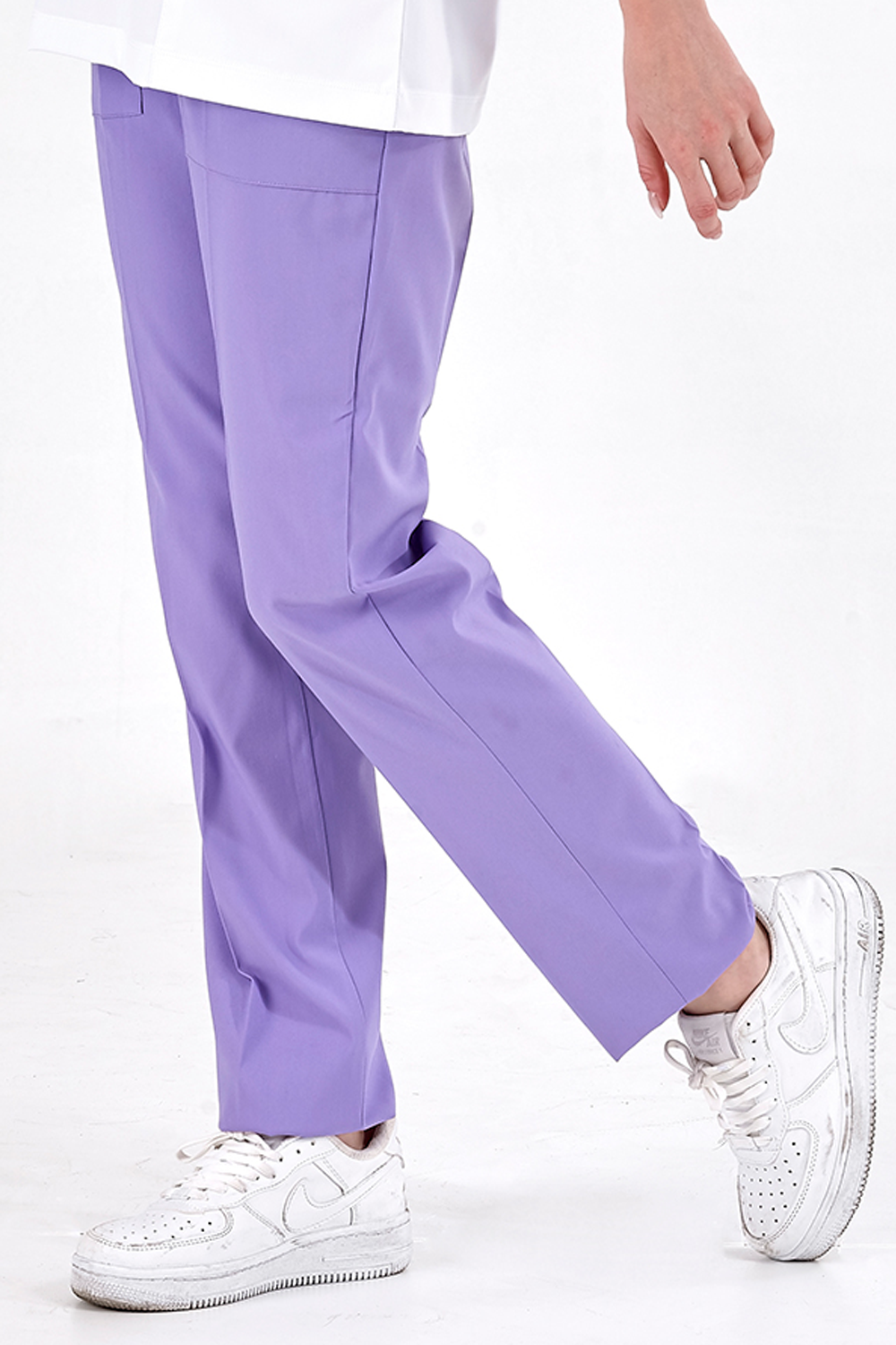 Lux Lycra Single Bottom Trousers - Lilac