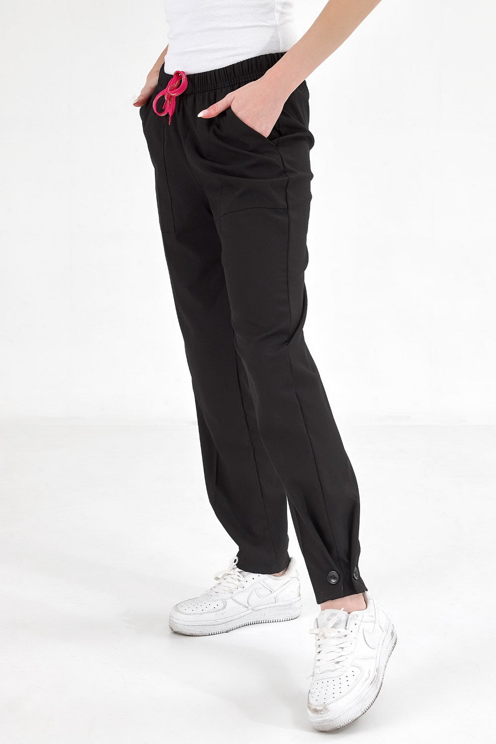 Retro Lux Lycra Pants - Black