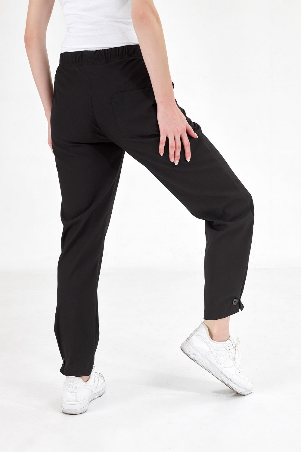 Retro Lux Lycra Pants - Black