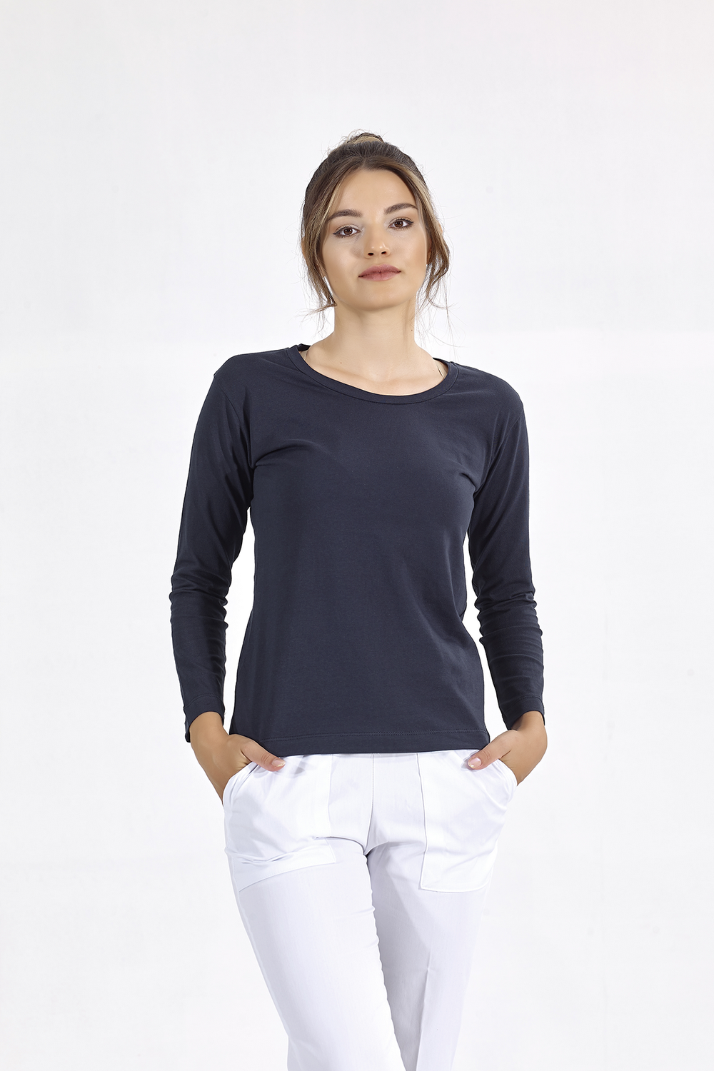 Combed Cotton Body - Navy Blue