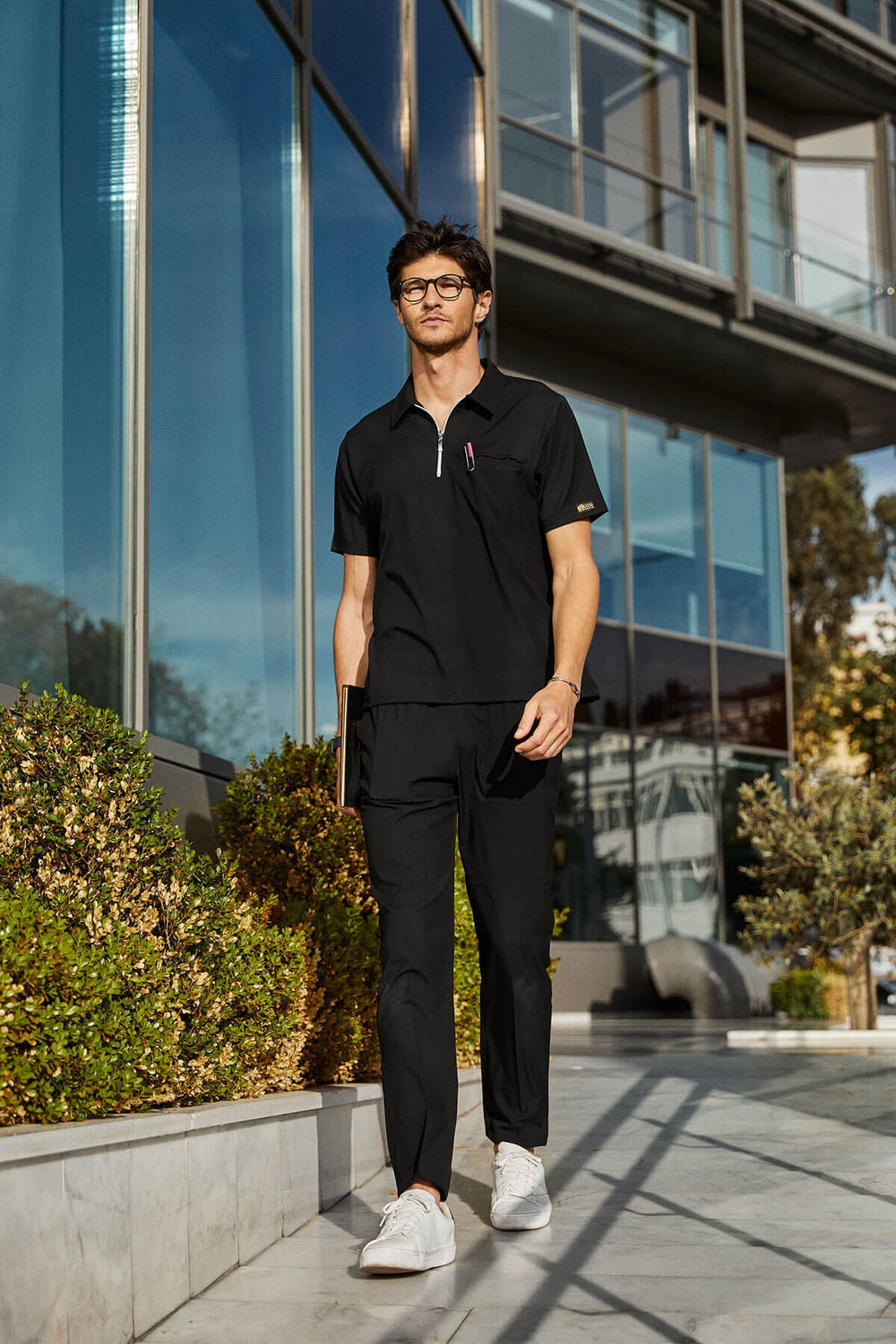 Polo Lux Lycra Suit - Black